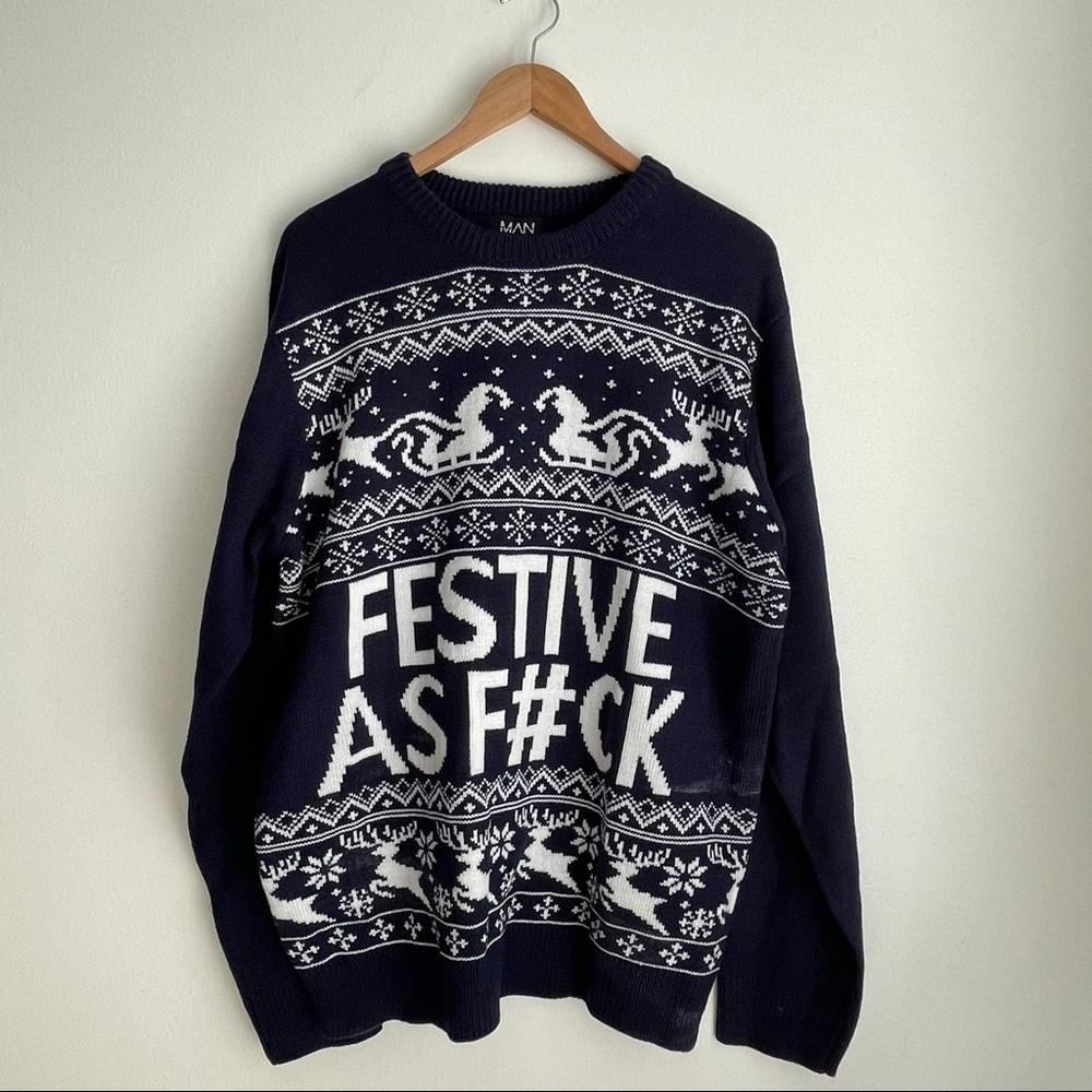 Holiday Time Mens Ugly Christmas Sweater size 3XL